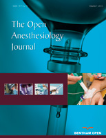 The Open Anesthesia Journal